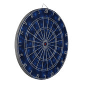Electric Blue Dart Board Dartbord (Voorkant Links)