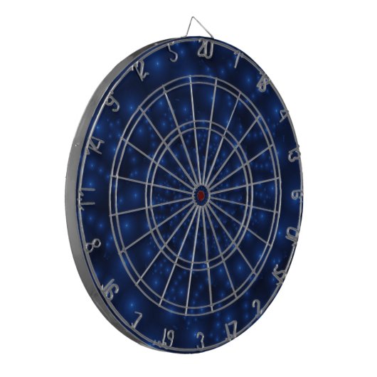 Electric Blue Dart Board Dartbord (Voorkant Links)