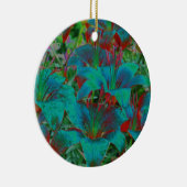 Electric Blue Daylilies Flower Ornament (Rechts)