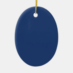 Electric Blue - Elegant Mode Color Pattern Keramisch Ornament