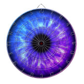 Electric Blue en Paars Eyeball Dart Board Dartbord (Voorkant)