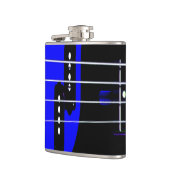 Electric Blue Guitar Music Lover Heupfles (Links)
