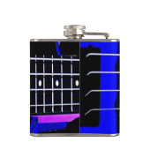 Electric Blue Guitar Music Lover Heupfles (Achterkant)