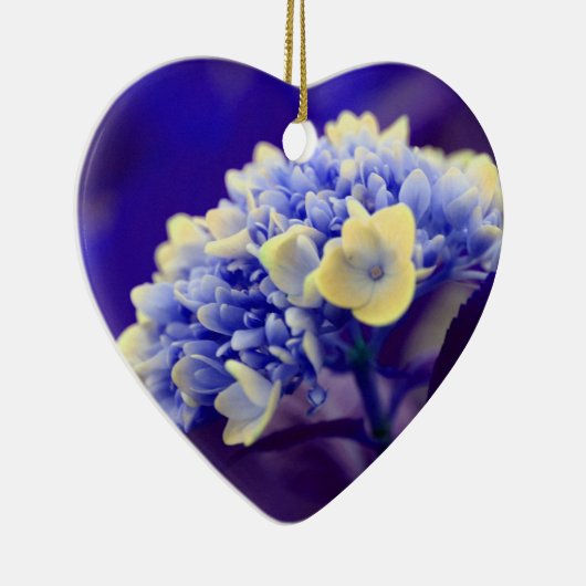 Electric Blue Hydrangea Flower Ornament (Rechts)