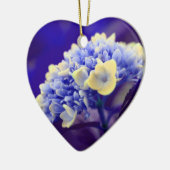 Electric Blue Hydrangea Flower Ornament (Links)