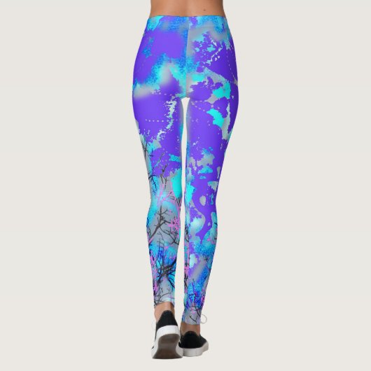 Electric Blue Leggings (Achterkant)