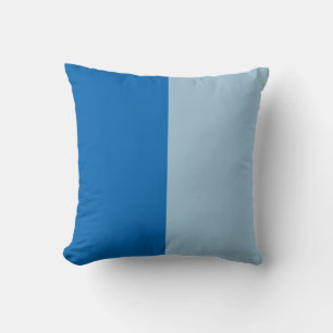 Electric Blue limonade en Aquamarine Duo Tone Kussen