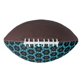 Electric Blue Mandala American Football