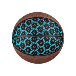 Electric Blue Mandala Basketbal