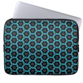 Electric Blue Mandala Laptop Sleeve