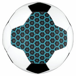 Electric Blue Mandala Voetbal