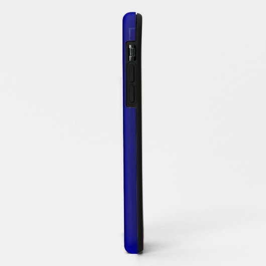 Electric Blue Personal Case-Mate iPhone Case (Achterkant/links)
