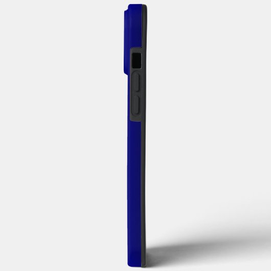 Electric Blue Personal Case-Mate iPhone Case (Achterkant / Links)