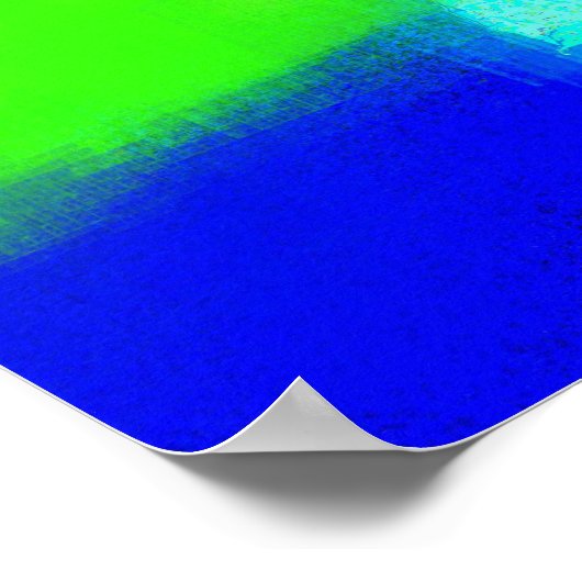 Electric Blue Poster (Hoek)