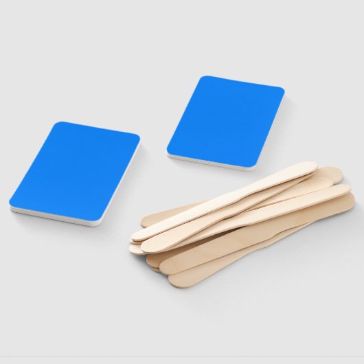 Electric Blue Rectangle Fan for Elegant Event Comf Handwaaier (Niet-gemonteerd)