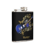 Electric Blue Rock Guitar - Black Heupfles (Rechts)