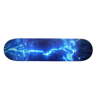 Electric Blue Skateboard