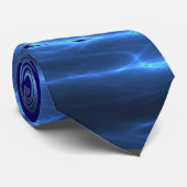 Electric Blue Stropdas #1 (Opgerold)