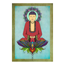 Electric Buddha Poster/print