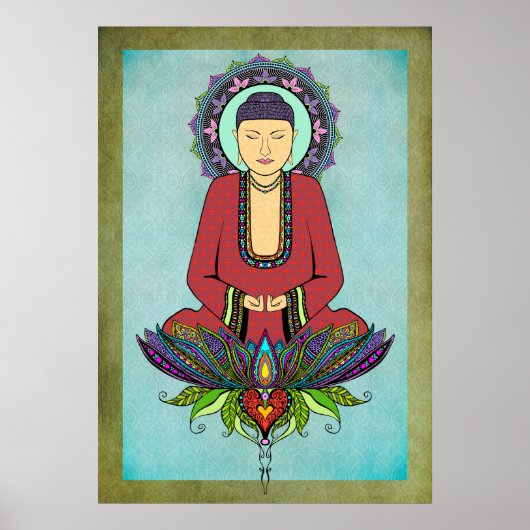 Electric Buddha Poster/print Poster (Voorkant)