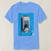 Electric car charging station photographed in Neus T-shirt (Design voorkant)
