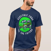 Electric Car Quiet Environment Climate Protection  T-shirt (Voorkant)