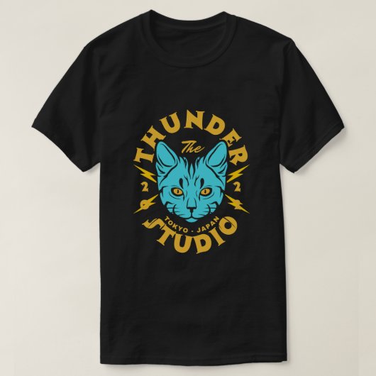 Electric Cat Studio T-shirt (Design voorkant)