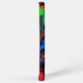 Electric Chaos gedurfde neon abstracte verfsplash Samsung Galaxy Hoesje (Rechterkant)