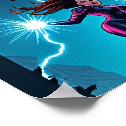 Electric Chaos Pop Art Poster (Hoek)