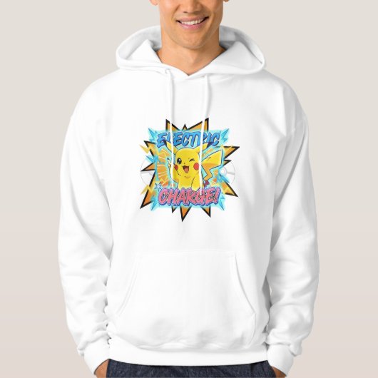 Electric Charge Pikachu.Unisex Graphic Tee Hoodie (Voorkant)