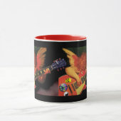 Electric Cherub tweetonige koffie-mok. Mok (Midden)