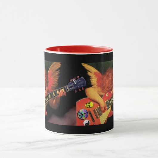 Electric Cherub tweetonige koffie-mok. Mok (Midden)