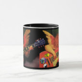 Electric Cherub tweetonige koffie-mok. Mok (Midden)