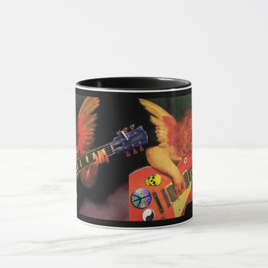 Electric Cherub tweetonige koffie-mok. Mok (Midden)