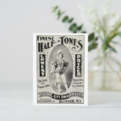 "Electric City Engraving Advertisement" Briefkaart (Staand voorkant)