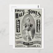 "Electric City Engraving Advertisement" Briefkaart (Voorkant / Achterkant)