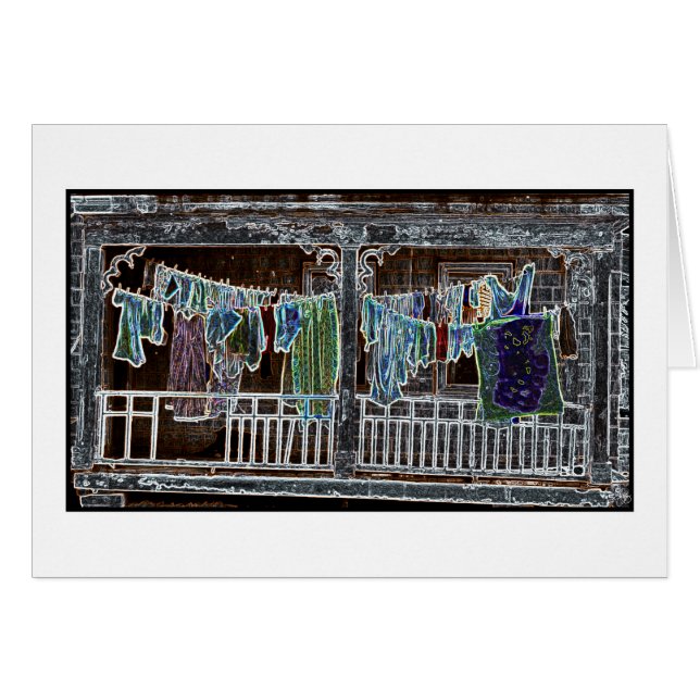 Electric Coolade Washline Kaart (Voorkant Horizontaal)