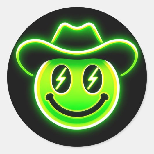 Electric Cowboy Sticker (Voorkant)
