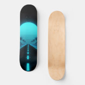 Electric Cruise Synthwave  Persoonlijk Skateboard (Voorkant)