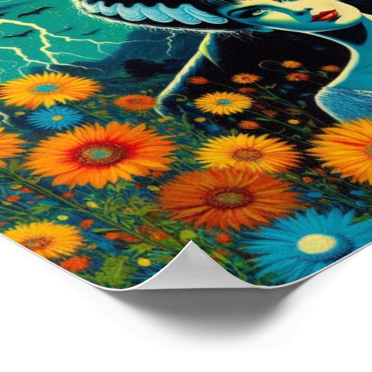 Electric Daisies poster print (Hoek)