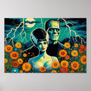 Electric Daisies poster print