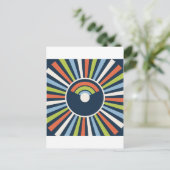 Electric Deco maximalistische 80er Briefkaart (Staand voorkant)
