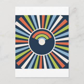 Electric Deco maximalistische 80er Briefkaart