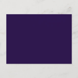 Electric Deep Purple Personalized Trend Color Briefkaart