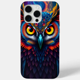 Electric Dream Owl iPhone 15 Pro Max Hoesje