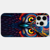 Electric Dream Owl Case-Mate iPhone Case (Achterkant (horizontaal))