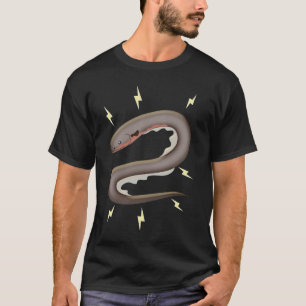Electric Eel Zee Snake Elektriciteitsstroom Gevaar T-shirt