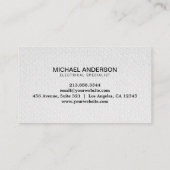 Electric Electrical Electrician Professional  Visitekaartje (Achterkant)