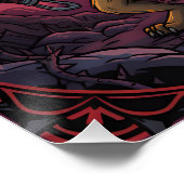 Electric Fantasy Animal Warrior Art Perfect Poster (Hoek)