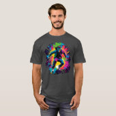 Electric Flux: T-shirt met levendige lading (Voorkant volledig)